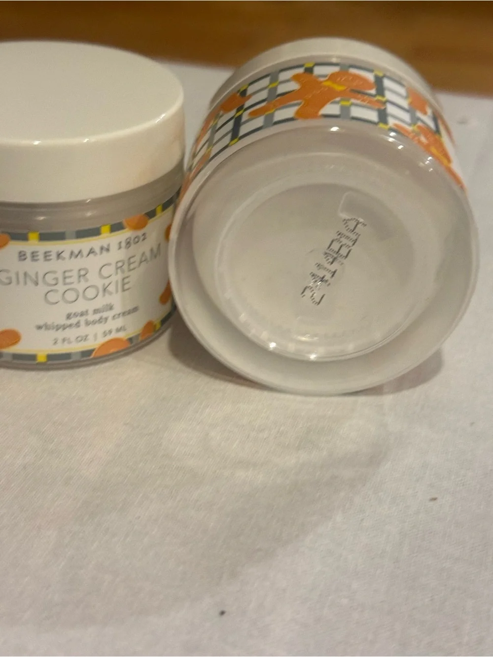 Beekman 1802 Ginger Cream Cookie Body Cream 2 oz Lot of 2 New